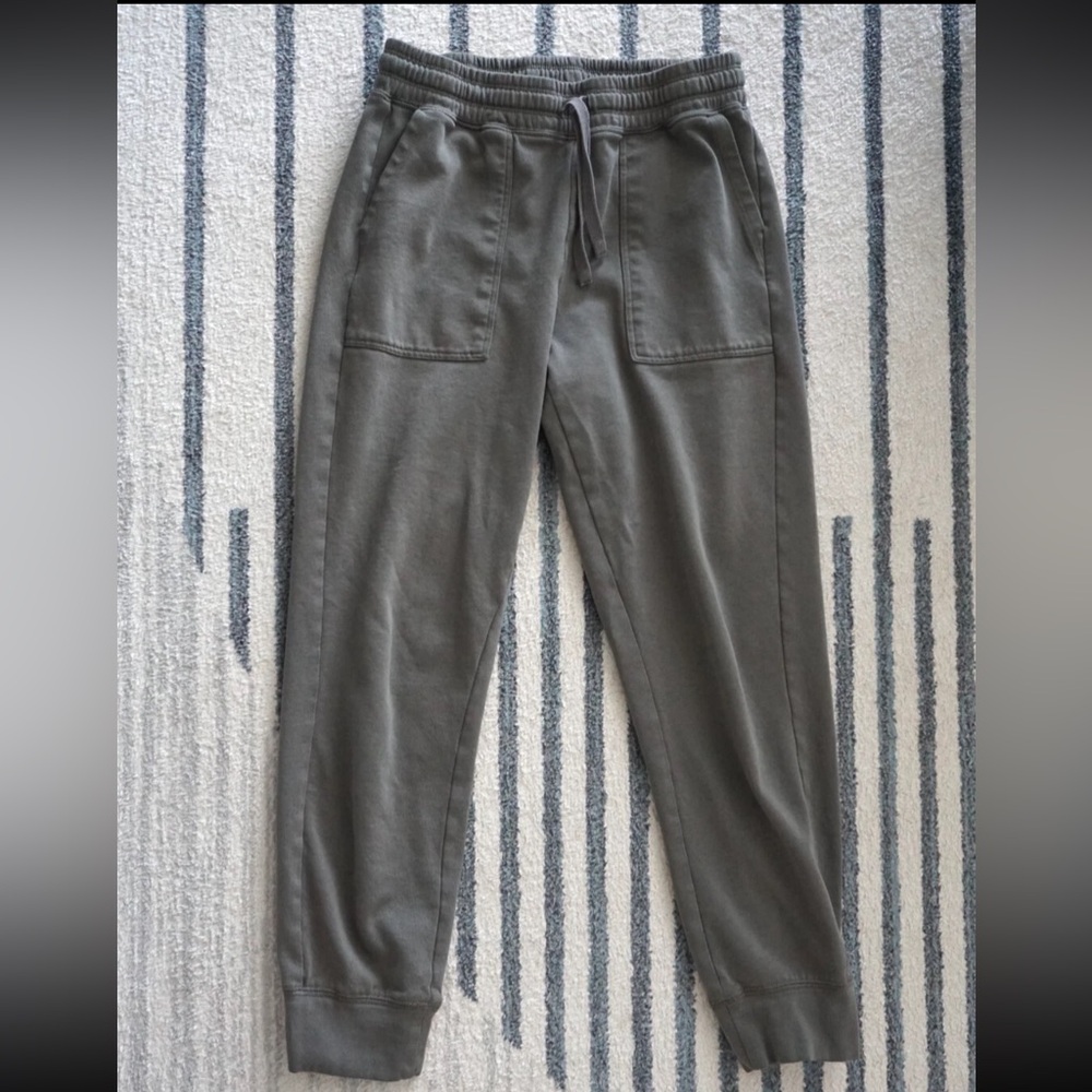 Splendid Womens Sweatpants Cotton Joggers Travel Small Sage Green